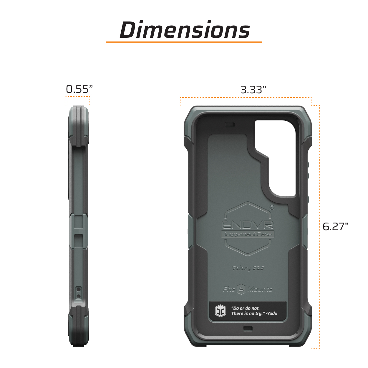 Juggernaut Case 実物マウント・ケース(S23) Juggernaut.Case™ Galaxy S23 ENDVR Phone Case JG.ENDVR.S23.