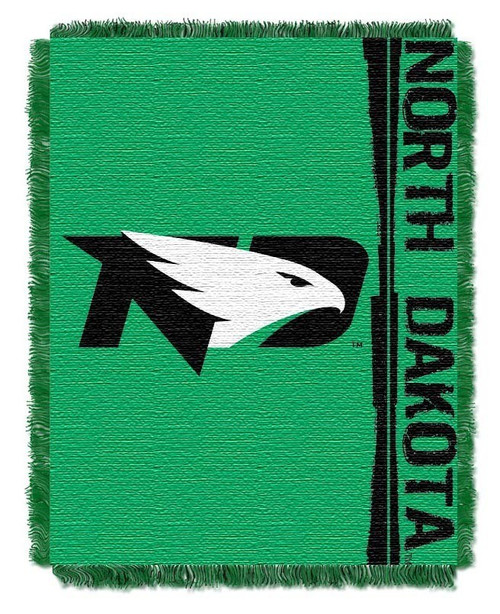 North Dakota OFFICIAL Collegiate "Double Play" Woven Jacquard Throw