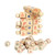 Wooden Montessori Phonetic Cubes Reading Blocks, Kindergarten Educational Learning Toys (40 Pcs per order)