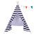 Indian Tent Children Teepee Tent Baby Indoor Dollhouse with Small Coloured Flags roller shade and pocket XH