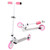 Scooter for Teens,3 Height Adjustable Easy Folding XH