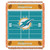 Dolphins OFFICIAL National Football League, "Field" Baby 36"x 46" Triple Woven Jacquard Throw by The Northwest Company