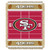 49ers OFFICIAL National Football League, "Field" Baby 36"x 46" Triple Woven Jacquard Throw by The Northwest Company