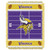 Vikings OFFICIAL National Football League, "Field" Baby 36"x 46" Triple Woven Jacquard Throw by The Northwest Company