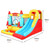 Leadzm 420D 840D Oxford cloth jump surface rocket with fan inflatable castle n001