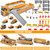 (Do Not Sell on Amazon) Construction Toys with Crane, Construction Vehicles Playset for Kids, Matchbox Bulldozer, Forklift, Steamroller, Dump, Cement Mixer, Excavator, Engineering Crane RT