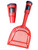 Pet Life Poopin-Scoopin Dog And Cat Pooper Scooper Litter Shovel With Built-In Waste Bag Handle Holster