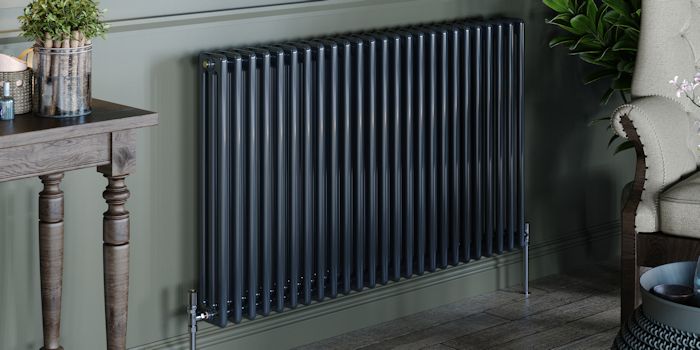 Anthracite Grey Horizontal Column Radiators Image
