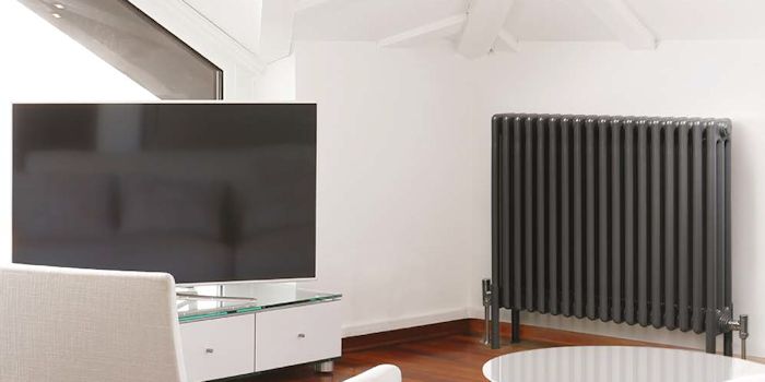 Anthracite Grey Horizontal Column Radiators Image