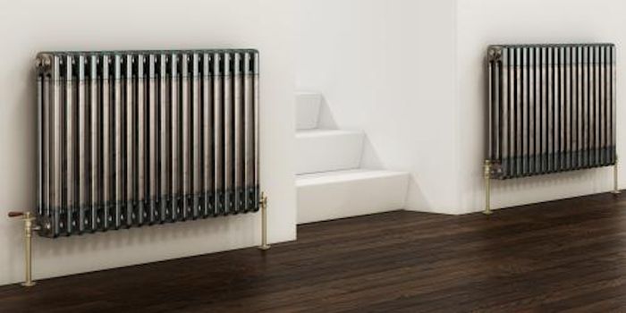 Bare Metal Horizontal Column Radiators Image