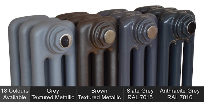 Colour Horizontal Column Radiators Image