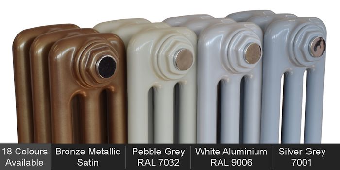 Colour Horizontal Column Radiators Image