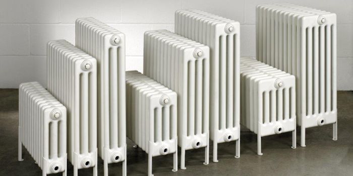 White Horizontal Column Radiator Image
