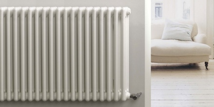 Trade Essentials White Column Radiators Image