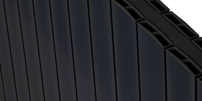 Black Metallic Aluminium Radiators Image