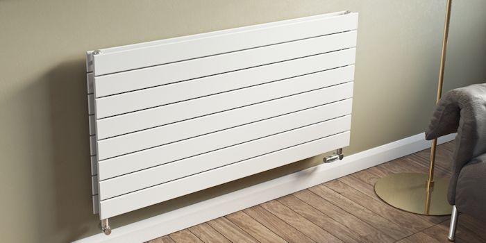 Mars Horizontal White Radiators Image