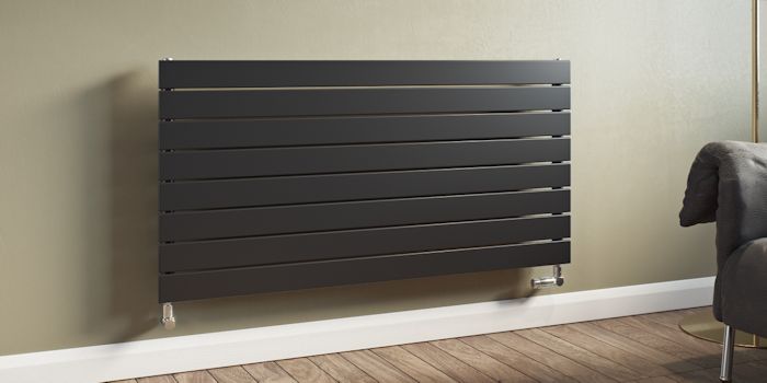 Mars Horizontal Anthracite Radiators Image