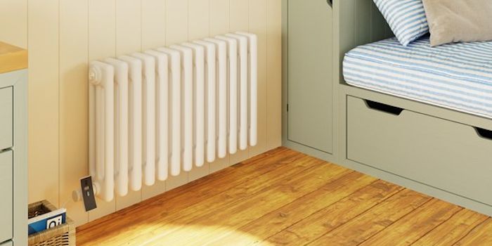 White Electric Column Radiators Image