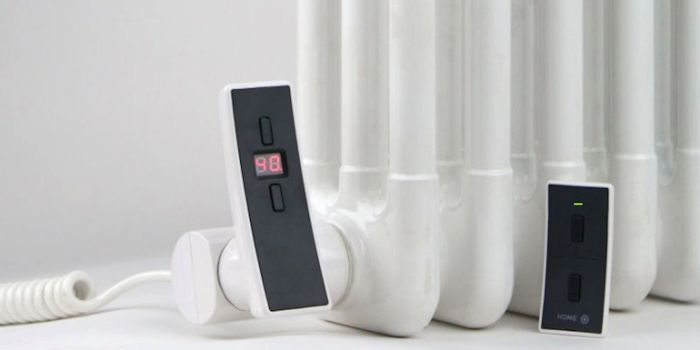 White Electric Column Radiators Image