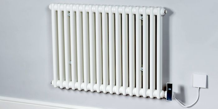 White Electric Column Radiators Image