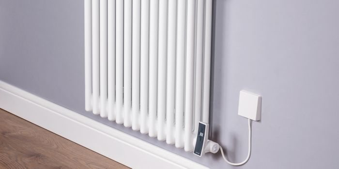 White Electric Column Radiators Image