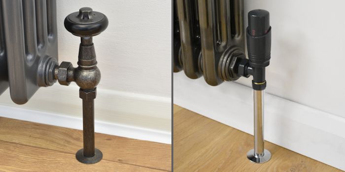 Grey Radiator Valves Image