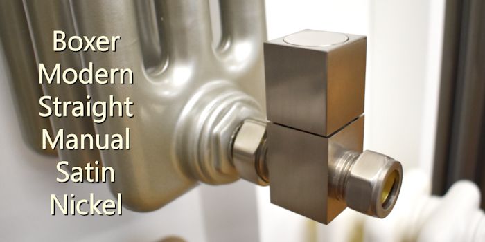 Satin Nickel Radiator Valves Image