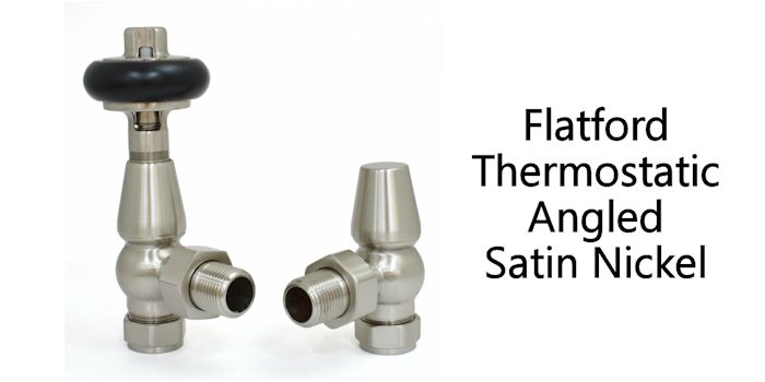 Satin Nickel Radiator Valves Image