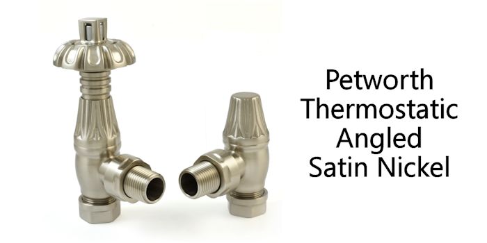 Satin Nickel Radiator Valves Image