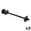 502 Cast Iron Radiator Wall Tie 265mm - Pewter (x3)