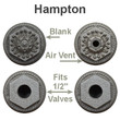 Hampton Decorative Cap/Bush Set