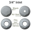 Paladin Radiator Bushes Three Quarter Inch BSP