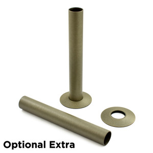 OE-A-PIP-500-130-OEB - Arlington Traditional TRV Angled Old English Brass Thermostatic Radiator Valves
