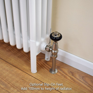 TE4-W-CU02 - Next Day Infinity White 4 Column Radiator 26 Sections H400mm X W1220mm