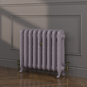 CI-BO590-FARROW-BALL-HERITAGE-PAINT-FINISH-BRASSICA-271-LS00 - Boleyn 2 Column Cast Iron Radiator H590mm x W249mm