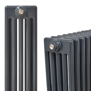 NF5-A-ALT00 - Infinity Anthracite 5 Column Radiator 24 Sections H1500mm X W1128mm