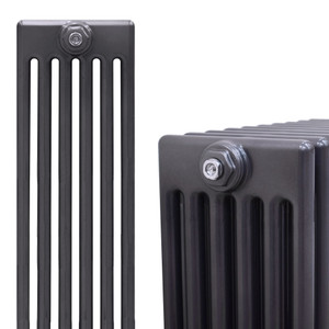 NF6-A-MET-ALT00 - Infinity Anthracite 6 Column Radiator 10 Sections H1100mm X W484mm