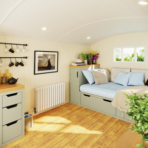 DQ-MD3E-600-W-LS00 - DQ Modus Electric 3 Column Horizontal Radiator H600mm x W692mm