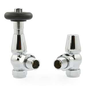 T-TRV-068-AG-C - Jarrow Traditional TRV Angled Chrome Thermostatic Radiator Valves
