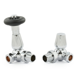 T-TRV-069-CR-C - Jarrow Traditional TRV Corner Chrome Thermostatic Radiator Valves