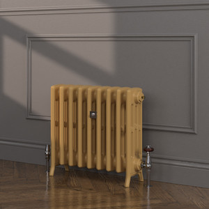 CI-NE475-4-D-007-008 - Georgian 4 Column Cast Iron Radiator H505mm x W208mm