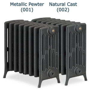 CI-NE485-6-D-001-002 - Georgian 6 Column Cast Iron Radiator H505mm x W208mm