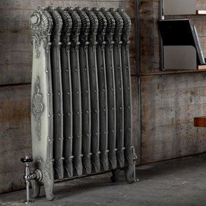 AR-PRQ987-1-LS00 - Arroll Alexandra 1 Column Cast Iron Radiator H987mm x W1514mm