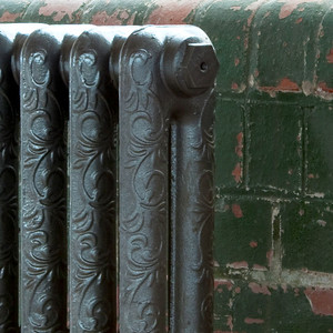 AR-RA750F-2-CU00 - Arroll Art Nouveau 2 Column Cast Iron Radiator H754mm X W2194mm