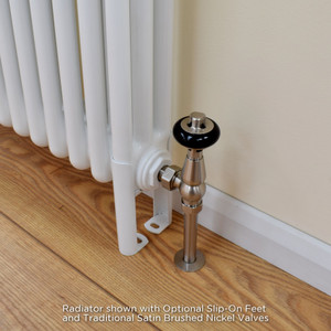 CT3-W-CU02 - Classic White 3 Column Vertical Radiator H1800 x W339