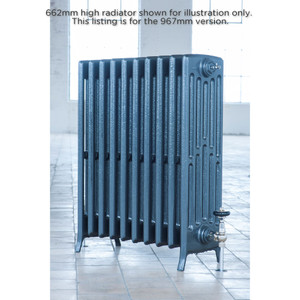 AR-RE960-6-LS01 - Arroll Edwardian 6 Column Cast Iron Radiator H967mm x W1774mm