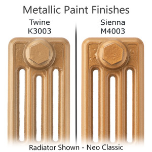 AR-METALLIC-00 - Arroll Neo Classic 4 Column Cast Iron Radiator H657mm x W1114mm