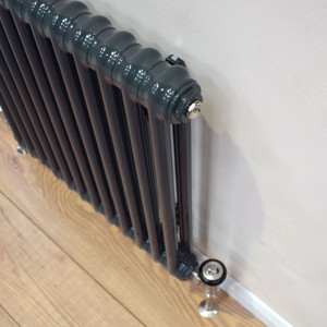 CT2-A-LS01 - Classic Anthracite 2 Column Radiator H600 X W398
