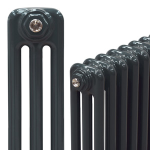 Classic Anthracite 3 Column Radiator H500 X W260