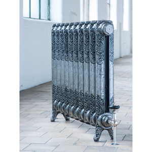 AR-RPRF660-2-LS01 - Arroll Rococo 2 Column Cast Iron Radiator H664mm x W259mm